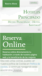 Mobile Screenshot of hotelprincipadosantiago.com